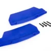 Traxxas Mud guards, rear, blue (left and right)/ 3×15 CCS (2)/ 3×25 CCS (2) – TRX9519X