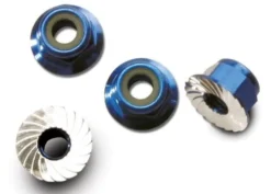 Traxxas Nuts aluminum 4mm blue-anodized – TRX1747R