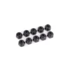 Traxxas Nuts, 4mm nylon locking, black (10) – TRX1748