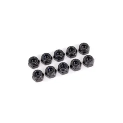 Traxxas Nuts, 4mm nylon locking, black (10) – TRX1748