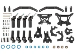 Traxxas Outer Driveline & Suspension Upgrade Kit, extreme heavy duty, black – TRX9080