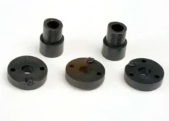 Traxxas Piston head set (2-hole (2)/ 3-hole (2))/ shock mounting bushings & washers (2) (Big Bore Shocks) – TRX2669
