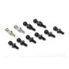 Traxxas Pivot Balls:Black (6) Silver(2), Black (long (2) -TRX7540X
