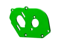 Traxxas Plate, motor, green (4mm thick) (aluminum)/ 3x10mm CS with split and flat washer (2) – TRX9490G