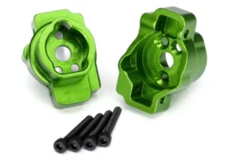 Traxxas Portal drive axle mount, rear, 6061-T6 aluminum (green-anodized) (left and right)/ 2.5×16 CS (4) – TRX8256G