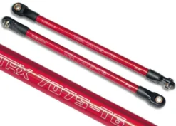 Traxxas Push rod (aluminum) (assembled with rod ends) (2) (red) (use with TRX5359 progressive 3 rockers) – TRX5319X