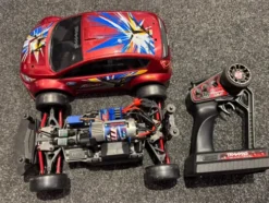 Traxxas 1/16 Rally Brushed Onroad RC Auto (In Een Top Staat Met 1 Jaar Garantie)!