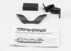 Traxxas Retainer clip battery front clip & rear clip with foam spacer – TRX5629