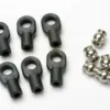 Traxxas Rod ends small with hollow balls (6) (for Revo steering linkage) – TRX5349