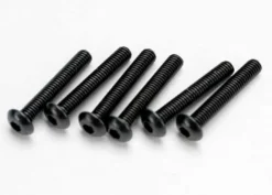Traxxas Screws 3x18mm button-head machine (hex drive) (6) – TRX2583