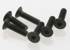Traxxas Screws 4x15mm countersunk machine (hex drive) (6) – TRX2546