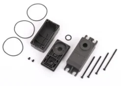 Traxxas Servo case, plastic (top, middle, bottom)/ gaskets/ hardware (for 2275 servo) – TRX2276
