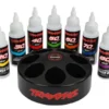 Traxxas Shock oil set (includes 20 wt, 30 wt, 40 wt, 50 wt, 60 wt, 70 wt, & 80 wt premium shock oils with spinning carousel rack) – TRX5038X