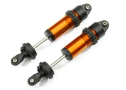 Traxxas Shocks, GT-Maxx, aluminum (orange-anodized) (fully assembled w/o springs) (2) – TRX8961T