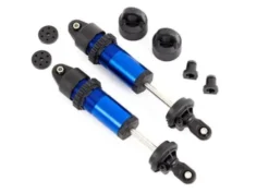 Traxxas Shocks, GT-Maxx, aluminum (blue-anodized) (fully assembled w/o springs) (2) – TRX9660
