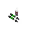 TRAXXAS Shocks, GT-Maxx®, front, aluminum, green-anodized (fully assembled w/o springs) (2) – TRX10961-GRN