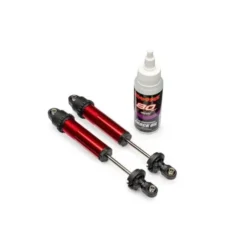 TRAXXAS Shocks, GT-Maxx®, rear, aluminum, red-anodized (fully assembled w/o springs) (2) – TRX10962-RED