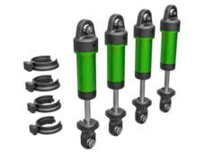 Traxxas Shocks, GTM, 6061-T6 aluminum (green-anodized) (fully assembled w/o springs) (4) – TRX9764-GRN