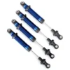 Traxxas Shocks, GTS, aluminum (blue-anodized) (assembled without springs) (4) (for use with TRX8140X TRX-4 Long Arm Lift Kit) – TRX8160X