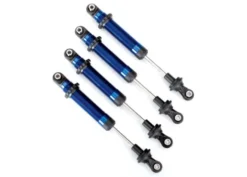 Traxxas Shocks, GTS, aluminum (blue-anodized) (assembled without springs) (4) (for use with TRX8140X TRX-4 Long Arm Lift Kit) – TRX8160X