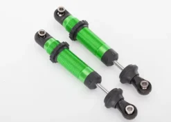 Traxxas Shocks, GTS, aluminum (green-anodized) (assembled with spring retainers) (2) – TRX8260G