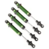 Traxxas Shocks, GTS, aluminum (green-anodized) (assembled without springs) (4) (for use with #8140 TRX-4 Long Arm Lift Kit) – TRX8160-GRN