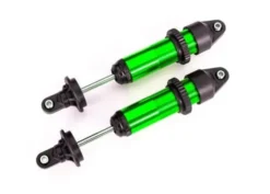 Traxxas Shocks, GTX, medium (aluminum, green-anodized) (fully assembled w/o springs) (2) – TRX7861G