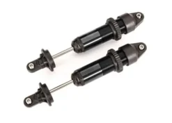 Traxxas Shocks, GTX, medium (aluminum, black-anodized) (fully assembled w/o springs) (2) – TRX7861A