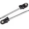 Traxxas Shock shaft, 92mm (GTX) (steel, chrome finish) (2) (assembled with rod ends & hollow balls) – TRX7863