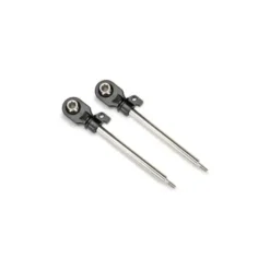 TRAXXAS Shock shafts, GT-Maxx®, 72mm (assembled with rod ends & hollow balls for 4mm pins) (steel, chrome finish) – TRX10963