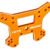 Traxxas Shock tower, front, 7075-T6 aluminum (orange-anodized) (fits Sledge) – TRX9639T
