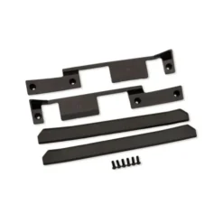 Traxxas Side skirts left & right, retainers left & right, 3x8mm BCS 6 fits #6958 body – TRX6994