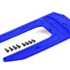 Traxxas Skidplate, chassis, blue (fits Sledge) – TRX9623X