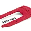 Traxxas Skidplate, chassis, red (fits Sledge) – TRX9623R