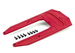 Traxxas Skidplate, chassis, red (fits Sledge) – TRX9623R