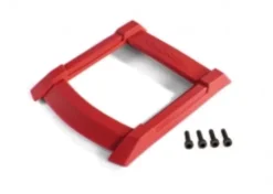 Traxxas Skid plate, roof (body) (red)/ 3x12mm CS (4) – TRX8917R