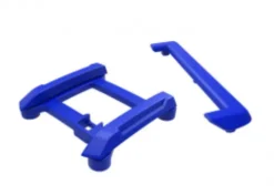 Traxxas Skid plate (roof)/ tailgate protector (Blue)/ mounts (2)/ 3x8mm BCS (7) (fits #10711 body) – TRX10717-BLUE
