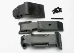 Traxxas Skid plate set, front (2 pieces, plastic)/ skid plate, rear (1 piece, plastic) – TRX5337