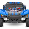 Traxxas Slash Brushless 1/10-Scale 2WD Short Course Racing Truck TQ 2.4GHz – Blauw – zonder batterij en lader