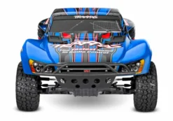 Traxxas Slash Brushless 1/10-Scale 2WD Short Course Racing Truck TQ 2.4GHz – Blauw – zonder batterij en lader