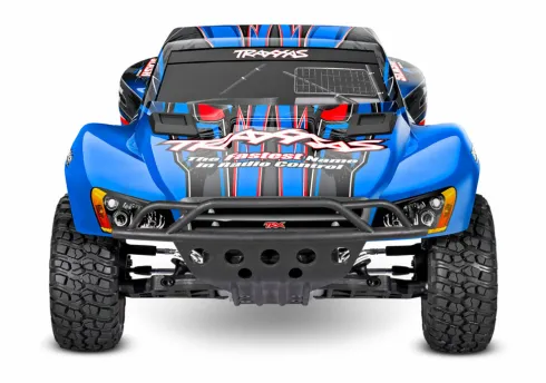 Traxxas Slash Brushless 1/10-Scale 2WD Short Course Racing Truck TQ 2.4GHz – Blauw – zonder batterij en lader
