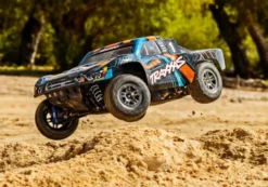 Traxxas Slash 4×4 Ultimate Brushless Shourt Course Truck RTR TSM 2.4Ghz (Clipless Body Versie 2024) – Oranje