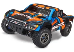 Traxxas Slash 4×4 Ultimate Brushless Shourt Course Truck RTR TSM 2.4Ghz (Clipless Body Versie 2024) – Oranje