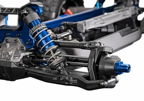 Traxxas Sledge Belted 1/8 4WD Brushless Monster Truck RTR TSM 2.4Ghz (Versie 2024) Rood – zonder batterij en lader