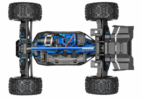 Traxxas Sledge Belted 1/8 4WD Brushless Monster Truck RTR TSM 2.4Ghz (Versie 2024) Rood – zonder batterij en lader