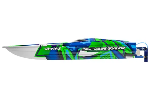 Traxxas Spartan Brusless Boat RTR TSM 2.4Ghz Groen 2022 – zonder batterij en lader