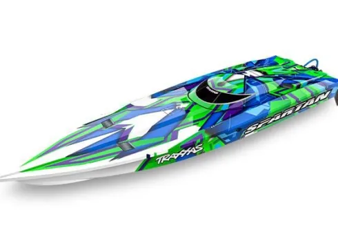 Traxxas Spartan Brusless Boat RTR TSM 2.4Ghz Groen 2022 – zonder batterij en lader