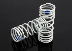 Traxxas Springs, front (progressive, +20% rate, blue) (2) – TRX6864