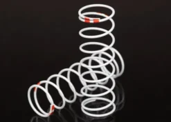 Traxxas Spring, shock white (GTR xx-long) (0.711 rate orange) (1 pair) – TRX7442