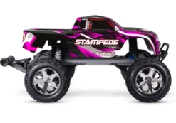 Traxxas Stampede 2WD BL-2S HD brushless electro monster truck RTR Roze